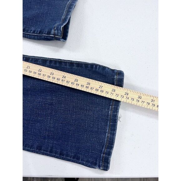 Lee Modern Womens‎ 30 X 28.5 Modern Curvy Bootcut Jeans Blue Dark Wash Denim Y2K - Picture 8 of 8
